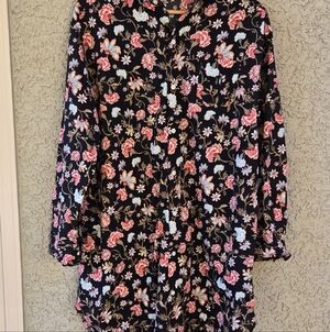 Lauren Ralph Lauren Black Label Floral Button Down Shirt